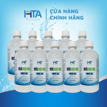 Combo 10 Chai Muối điện hóa HTA - Dung tích 640ml